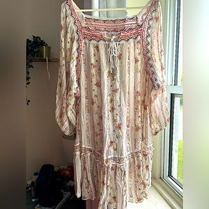 Free people sheet shirt/mini dress